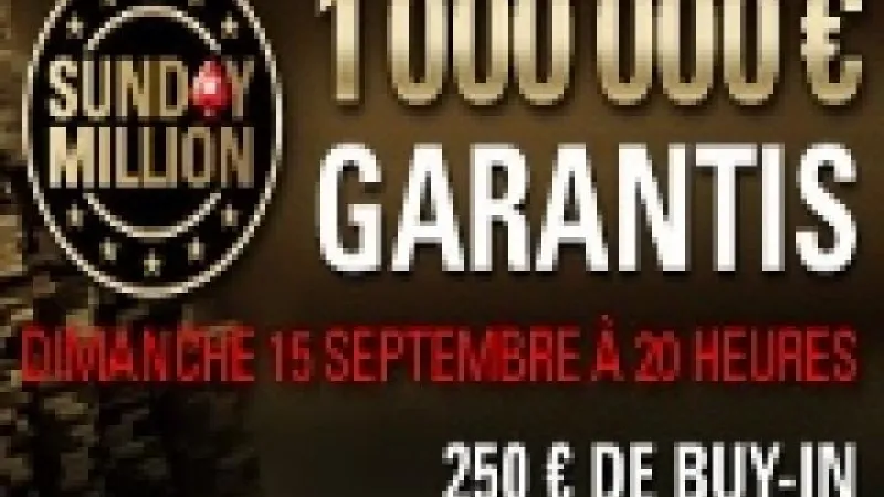 Pokerstars et Sunday Million, une histoire qui dure 
