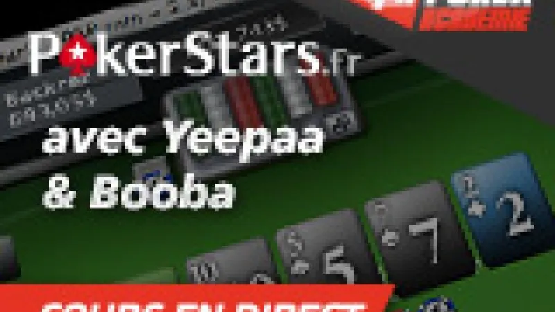 Cours en direct: Yeepaa et Booba sur PokerStars en PLO 100