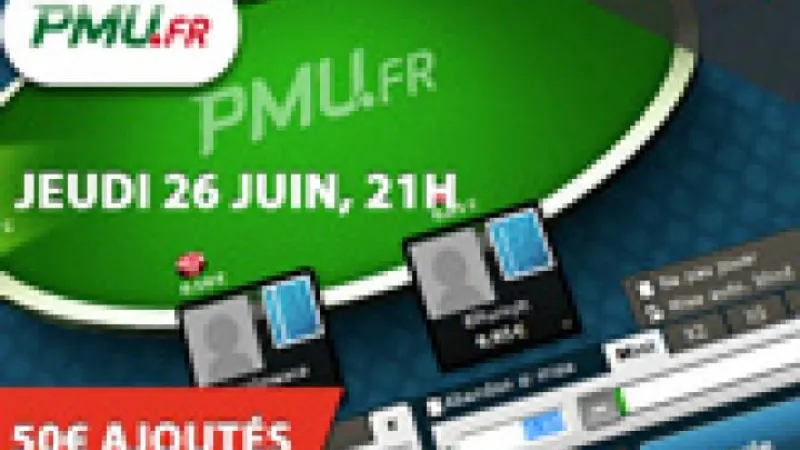 Poker-Académie WPT2 : 1€ rebuy avec 50€ ajoutés