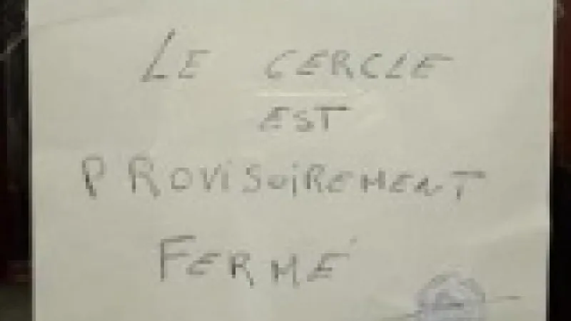 Perquisition et interpellations au cercle Cadet