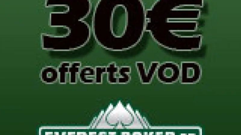 Profitez de 30€ offerts en VOD sur Everest