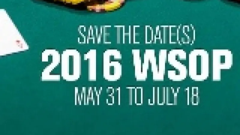Programmation des WSOP 2016 : Les premières informations dévoilées