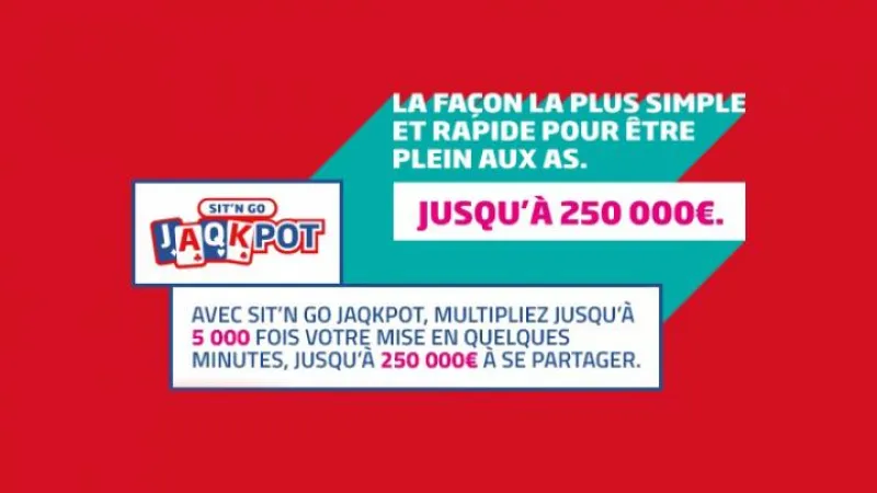 PMU booste ses SNG JAQKPOT : L'arrivée des 50€ et 250.000€ de jackpot 