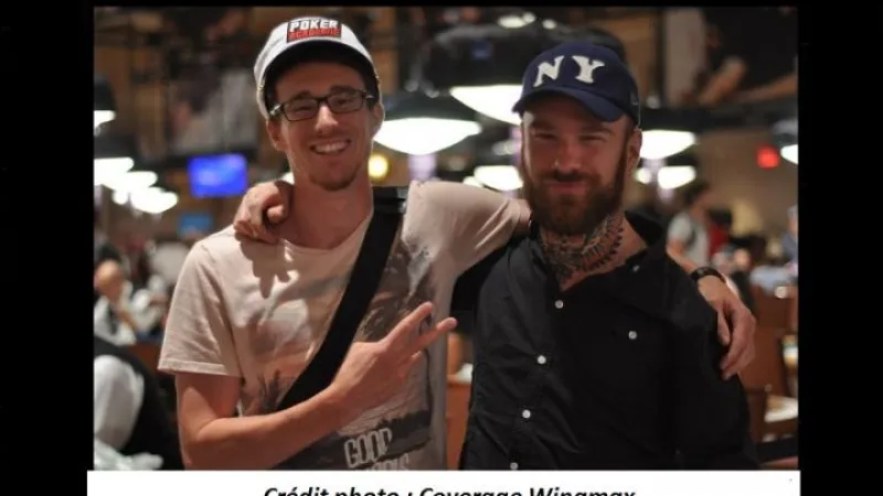 Bibi en Benj au Day 3 du Main Event !