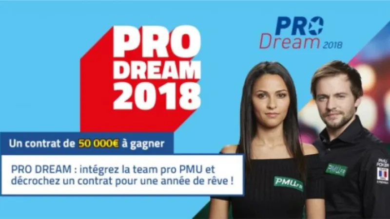 PRO Dream de PMU : Nouveau contrat de sponsoring de 50.000€ mis en jeu