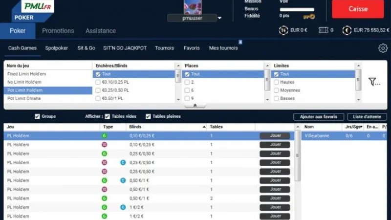 PMU Poker fait peau neuve : Présentation du nouveau logiciel