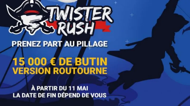 Retour des Twister Rush sur Betclic : 15.000€ à gagner en mai