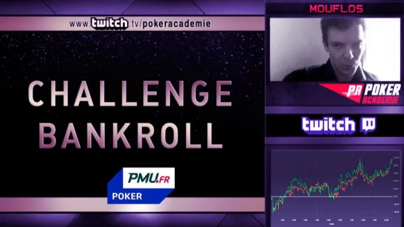 Le Bankroll Challenge de Moufl0s sur PMU Poker