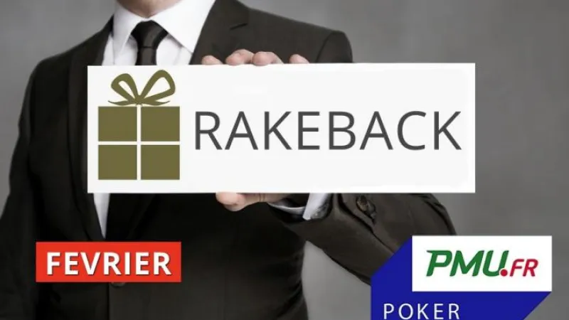 La promo rakeback Poker Académie de février sur PMU Poker ! 