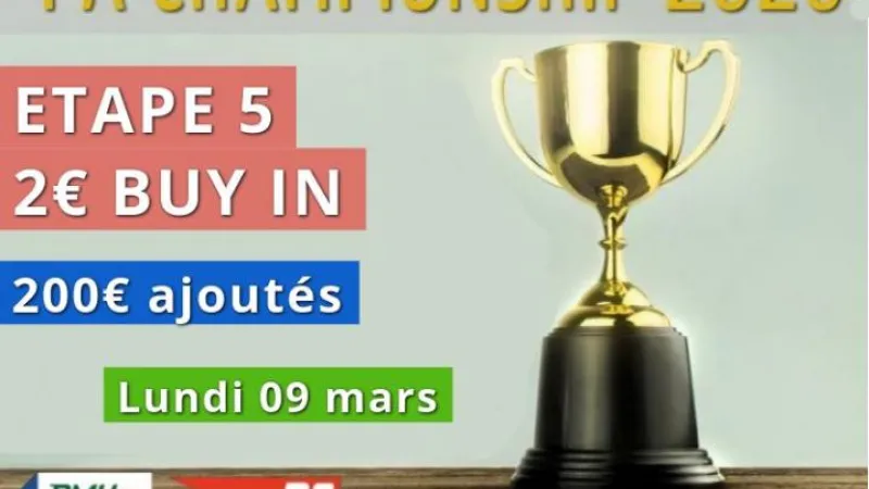 Championnat PA 2020 - Etape 5 (200€ ajoutés)