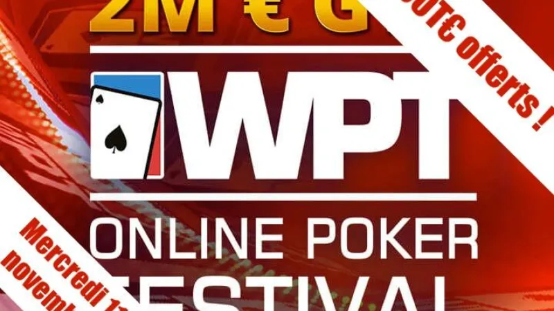 Spécial World Poker Tour 5€ - 500€ de tickets ajoutés