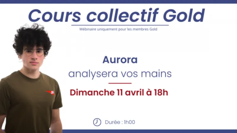 Dimanche 21 mars, Aurora analysera vos mains !  [Gold]