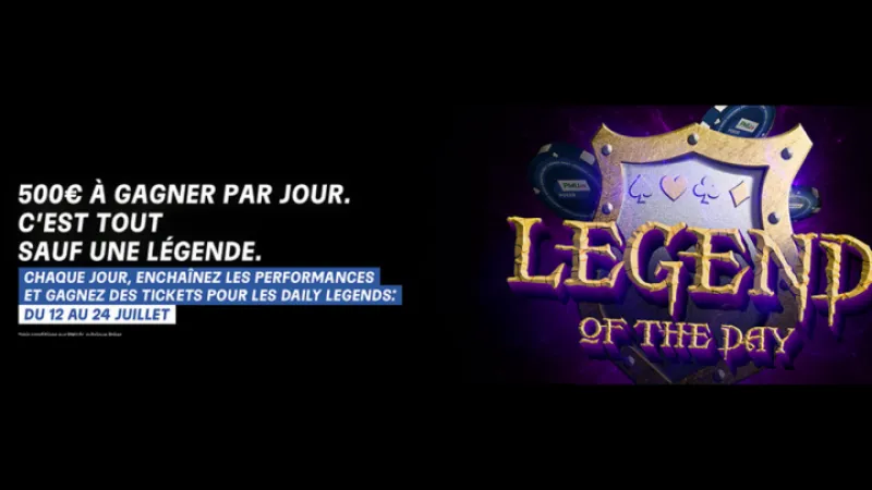Les Daily Legends sont là sur PMU et partypoker ! 