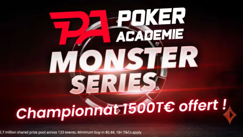 Championnat d'été sur Poker Académie - 1500€ offerts sur partypoker !