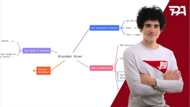 La face cachée des blocking bet river - BTN vs BB [LE MAPPING]