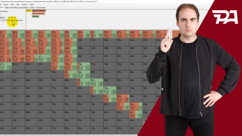 Sb vs BU en pot 3bet, Freudinou vous explique tout ! Board : Jd 3c 2h