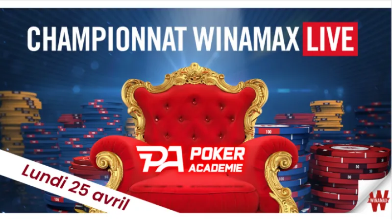 PokAc Winamax Live 2 (3): 2 500€ ajoutés (2€)