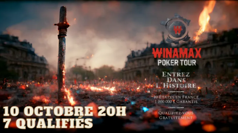 On vous envoie aux qualifications du Winamax Poker Tour !
