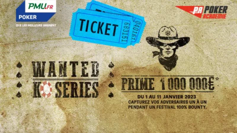 PA Sat KO Série (1€) : 250€ de tickets ajoutés !