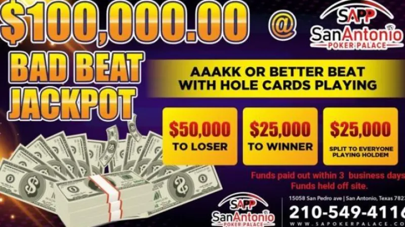 Quand une room refuse de payer un badbeat jackpot à 100k