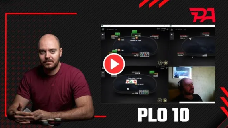 Session Live de PLO sur Unibet