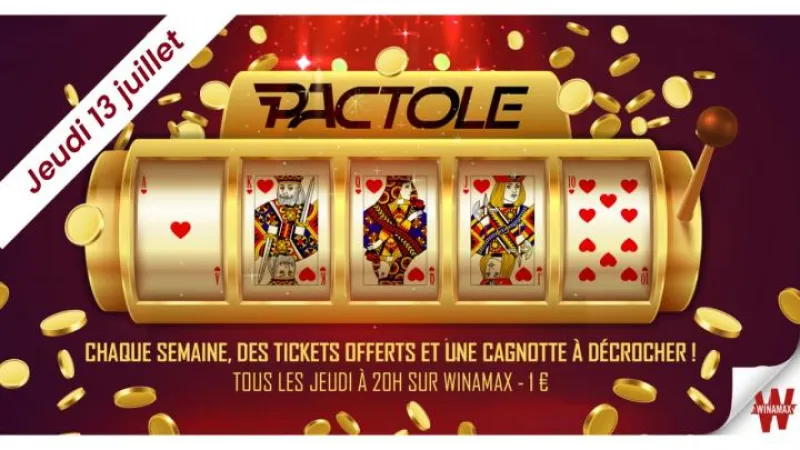 PActole 2023 : 1300€ DE CAGNOTTE CE JEUDI SUR WINAMAX