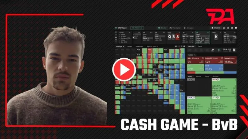 Cash Game : Analyse d’un spot en BVB contre 3 types de regs (2)