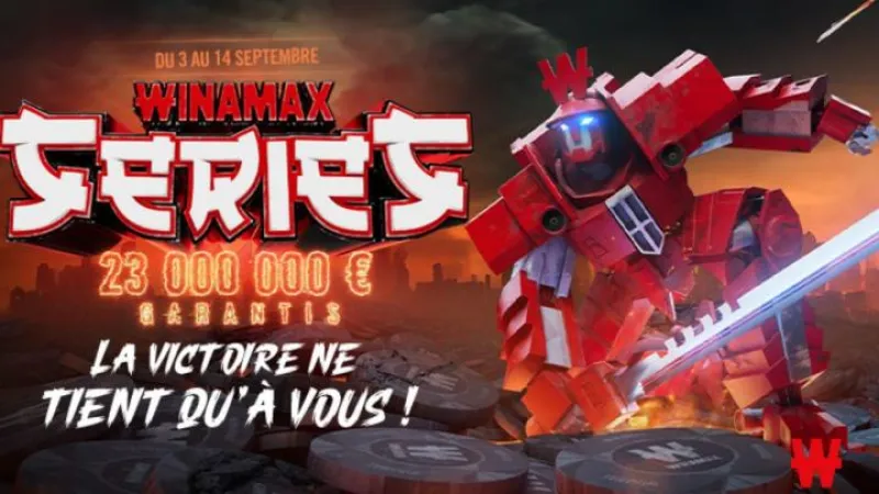 23 millions d'euros garantis sur les prochains Winamax Series !