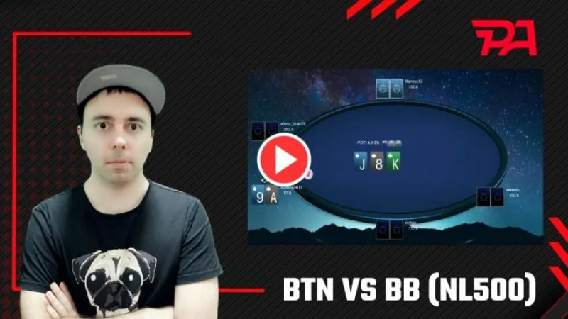 Zugzwang analyse des mains BTN vs BB en NL500 ! (1)