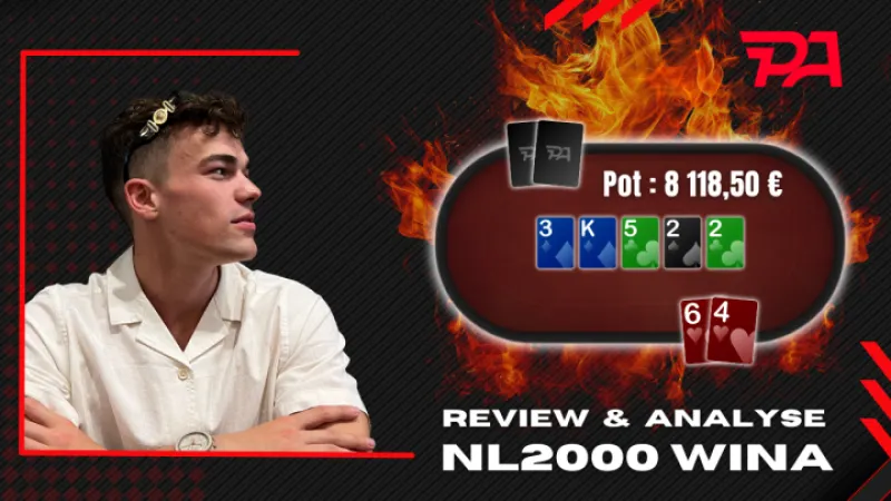 Review des plus gros pots d'AlexRTS sur la NL2000 de Winamax