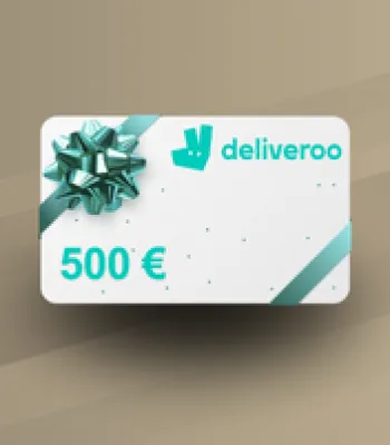 Carte-cadeau Delivroo 500 €