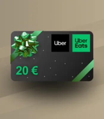 Carte-cadeau Uber 20 €