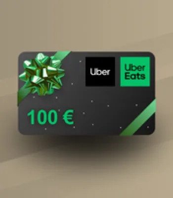 Carte-cadeau Uber 100 €