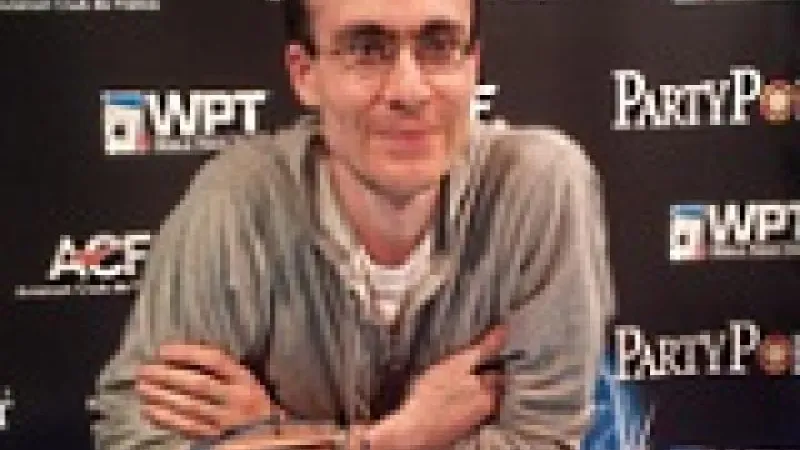 Grégory Benac vainqueur du WPT National Series Paris Open of Poker