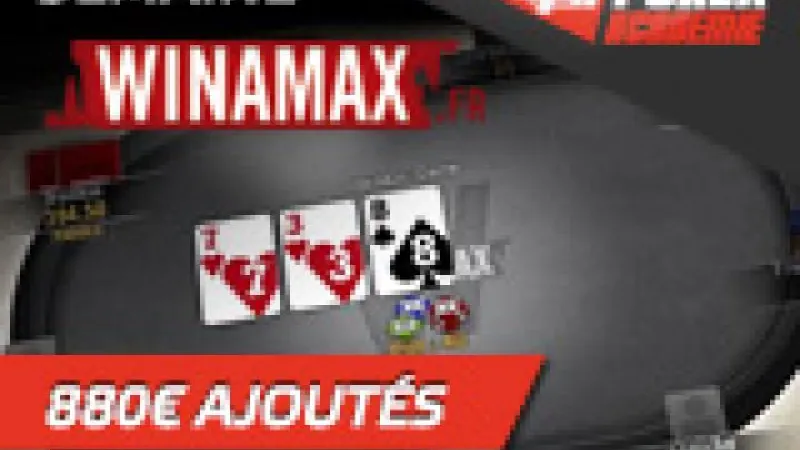 Semaine PA #5 sur Winamax - 140 € ajoutés