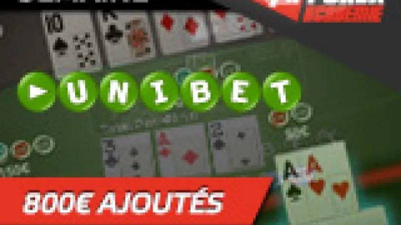 Poker-Academie Cheaproll sur Unibet avec 250 € ajoutés