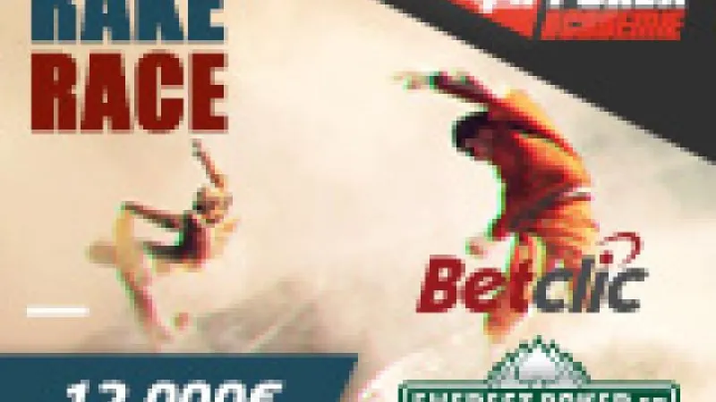 Classement 12K€ Poker Academie Race sur BetClic