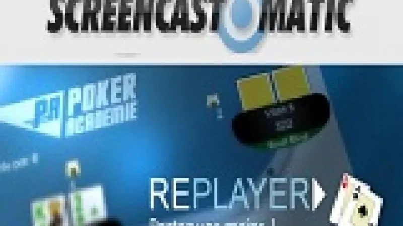 ScreenCast-O-Matic : Poker Replayer Vidéo 