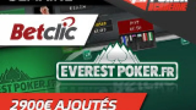 Semaine Everest-Betclic avec 2900€ ajoutés